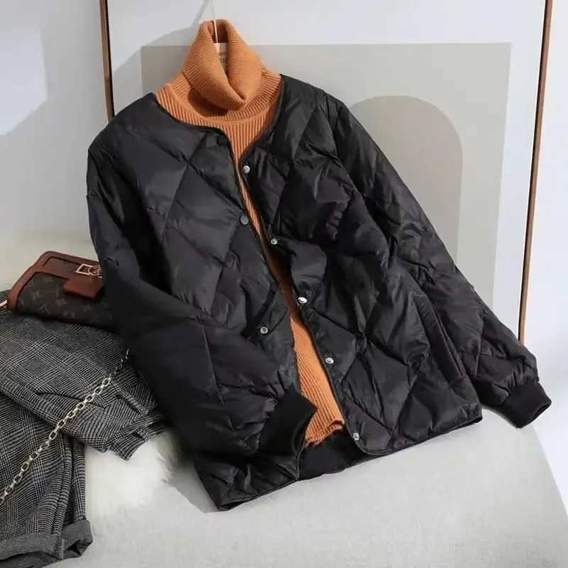 New Autumn Winter Jacket Parkas Warm Quilted Lightweight Women Coat Cotton Padded Jacket Cheap Wholesale Womens ClothingX241019
