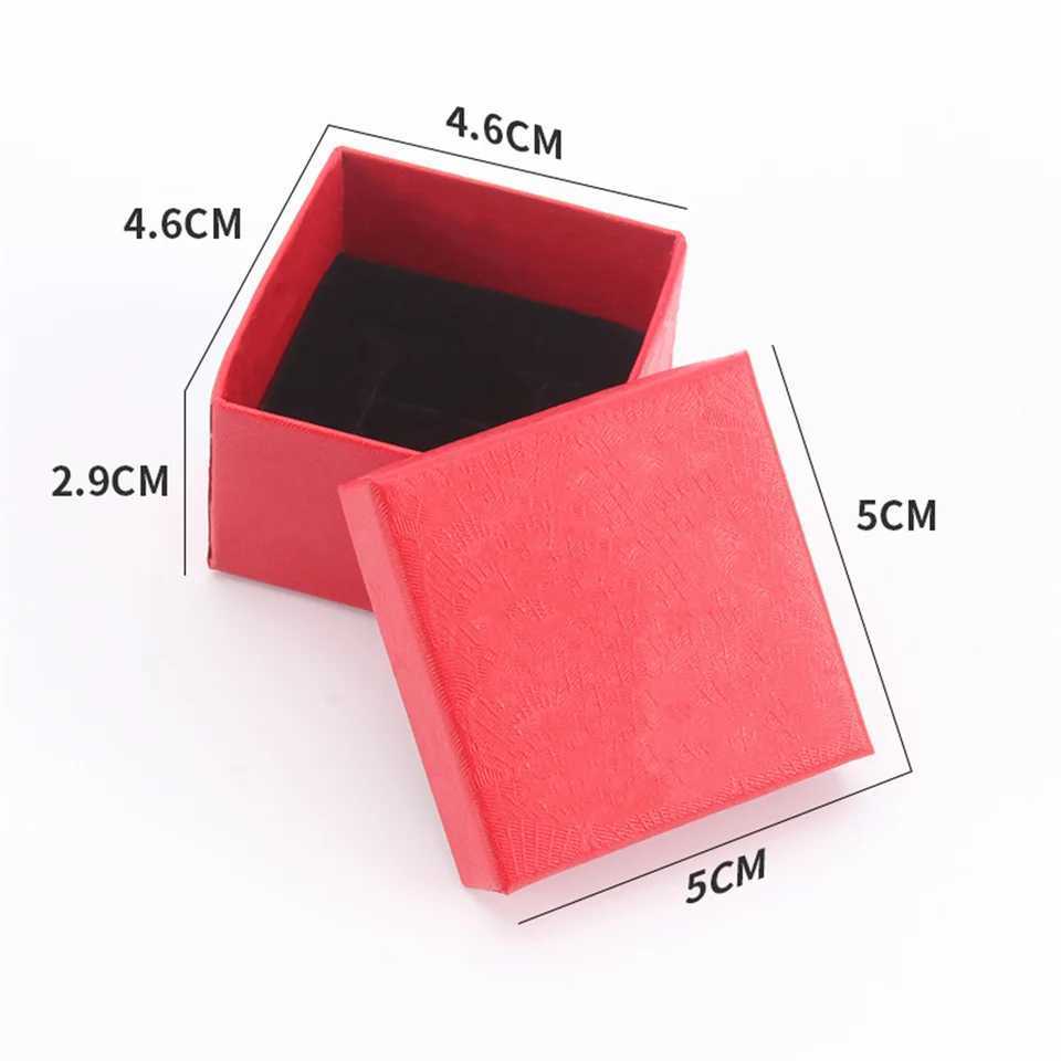 Paper jewelry packaging color box ring necklace storage organizer bracelet earring display stand wedding gift wholesale W241019