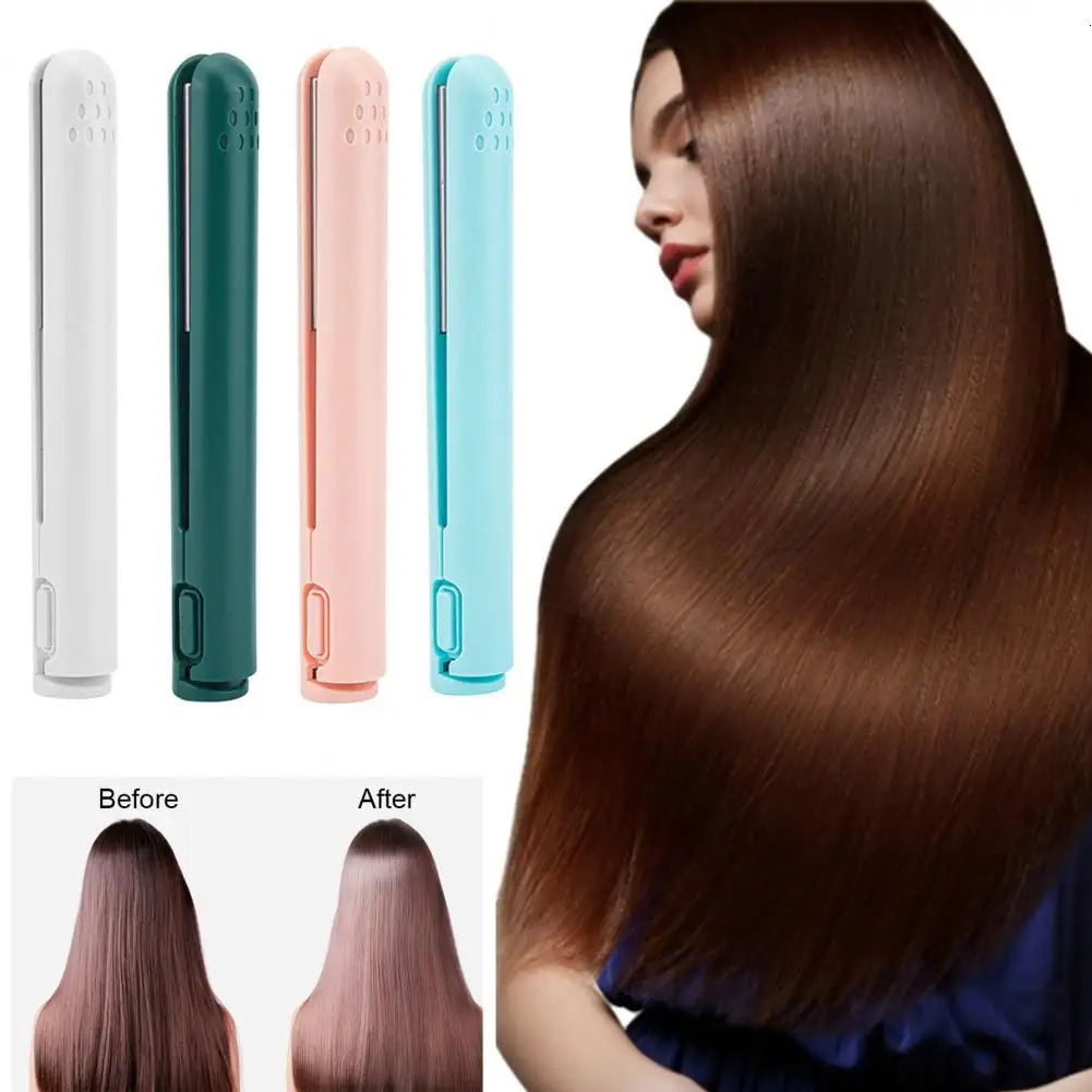 Mini Curling Iron Portable Charging USB Dual purpose Curler Straightener for Smooth and Safe Styling 241018
