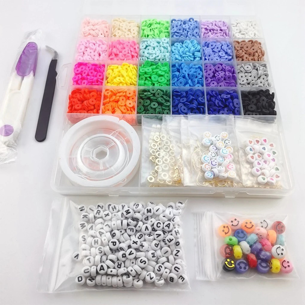 6000 pieces/set of bead bracelets jewelry necklaces pendants bead making 241018