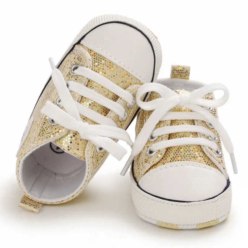 Classic Flash Canvas Baby Shoes Infant Boys Girls Sports Soft Sole Antislip Toddlers First Walkers Casual 241018