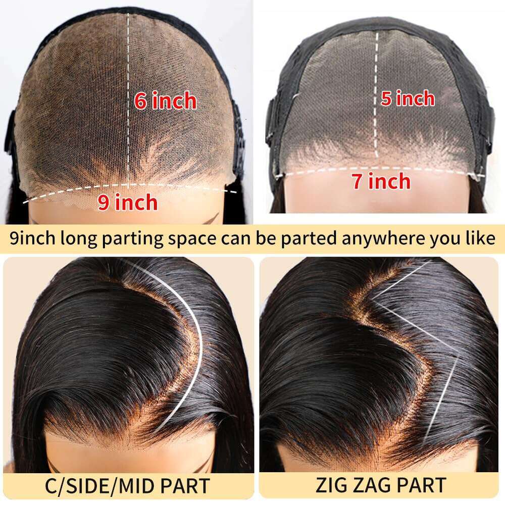 PrePlucked Glueless x Wigs Human Hair Ready to Wear and Go Body Wave HD Lace Frontal Brazilian For Women