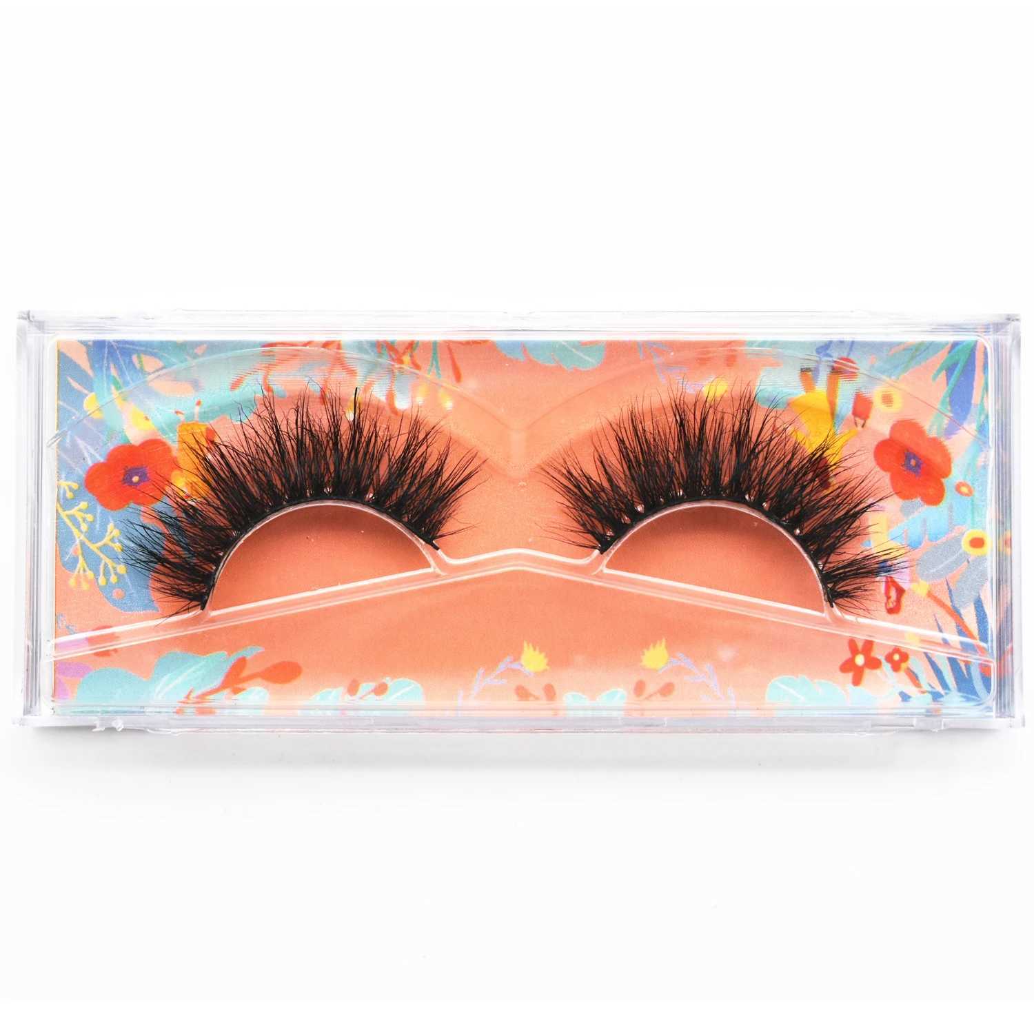 D102 Wispy 3D Mink Lashes Natural Long Crisscross False Eyelash Miami Lashes Fluttery 3D Mink Lashes Perfect For a Doll Eye LookXJ241019