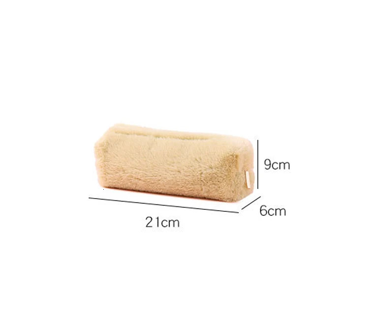 Fur Makeup Bags for Women Soft Travel Cosmetic Bag Organizer Case Young Lady Girls Make Up Necessaries 1 Pc Solid Handbags y241019 zhanyishengli