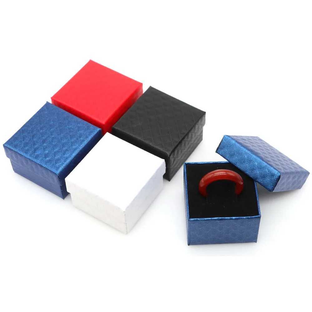 Ring earring pendant jewelry box 5x5x3cm display packaging wedding birthday party gifts organizer box wholesale W241019