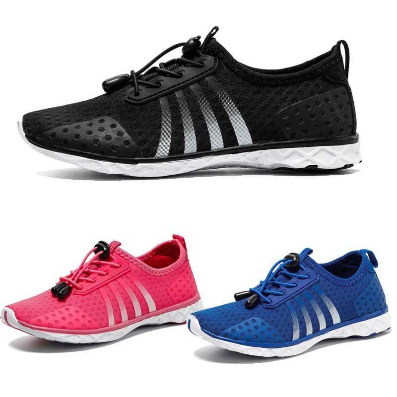 Athletic Outdoor Water Shoes Childrens Summer Beach Barefoot Swimming Aqua Shoes Colorful Beach Slide Childrens Sports Shoes H241019