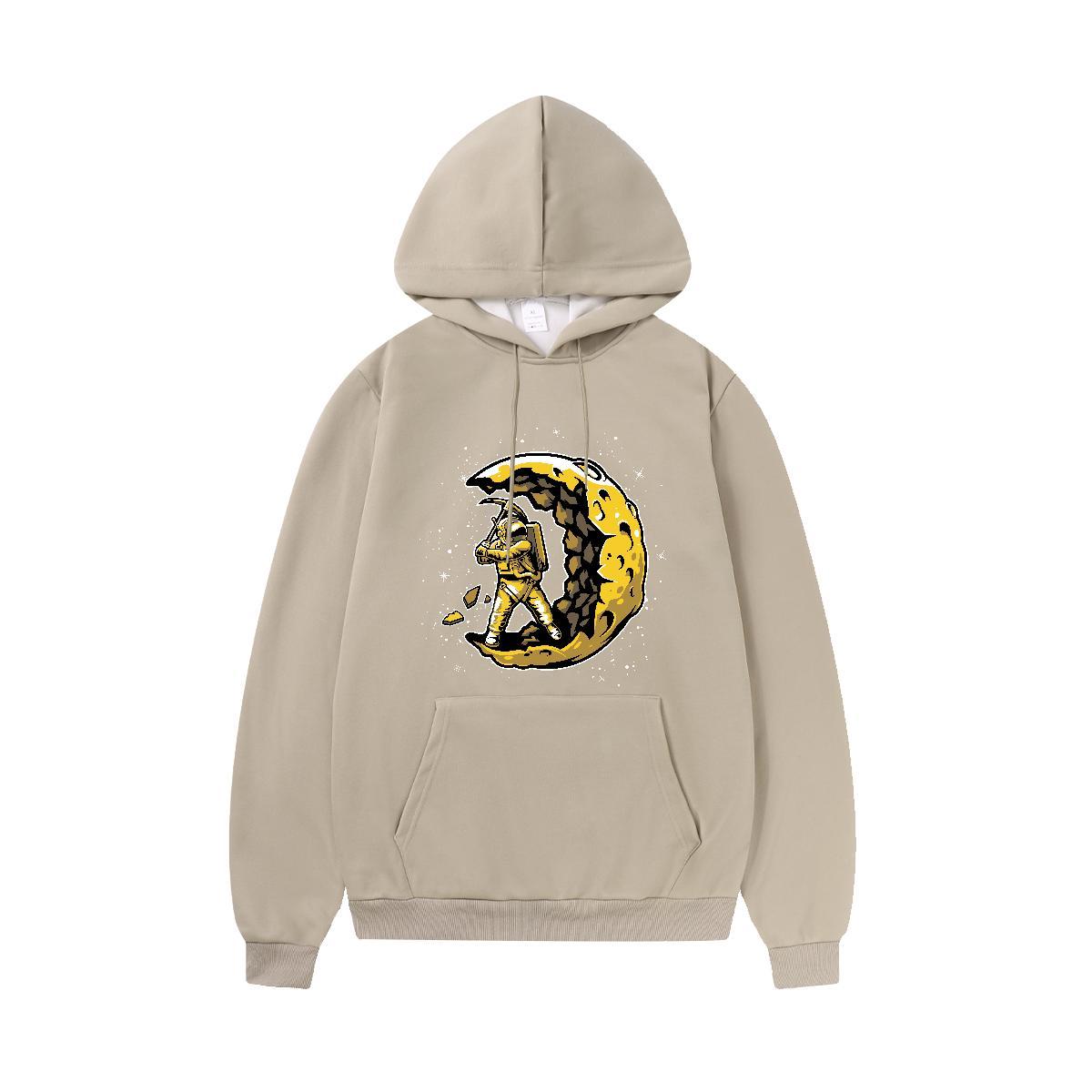 New Mens Hoodie Sweatshirt Breathable Hooded Collar Loose Couples Hoodie Anime Print Top Hoodie Spring Autumn Tech Fleece