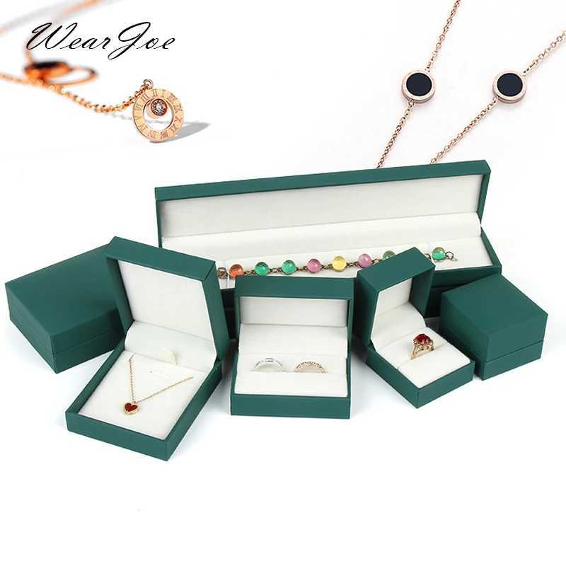 Best Leather Jewelry Ring Earrings Bracelet Pendant Necklace Gift Display Packaging Box Jewelry In Stock Storage Organizer W241019