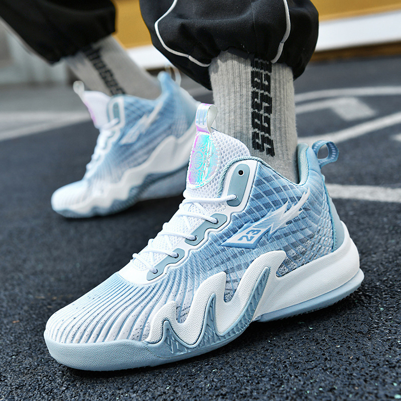 High top basketball men sports shoes, practical training for teenagers, primary and secondary school students,