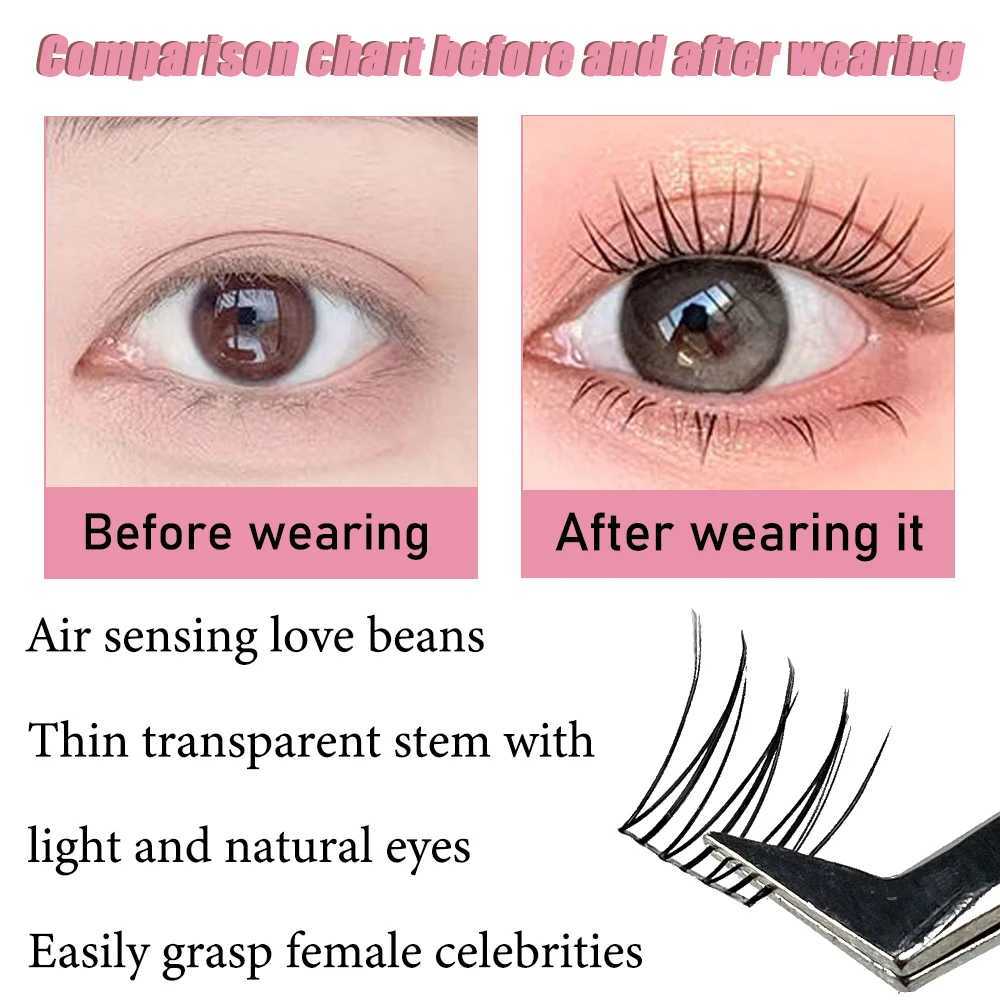 1 Box/90 Bunches Mink Eyelashes 3D Natural Korea Individual Eyelash extension Eyelash cluster Makeup Tool Lashes wholesaleXJ241019
