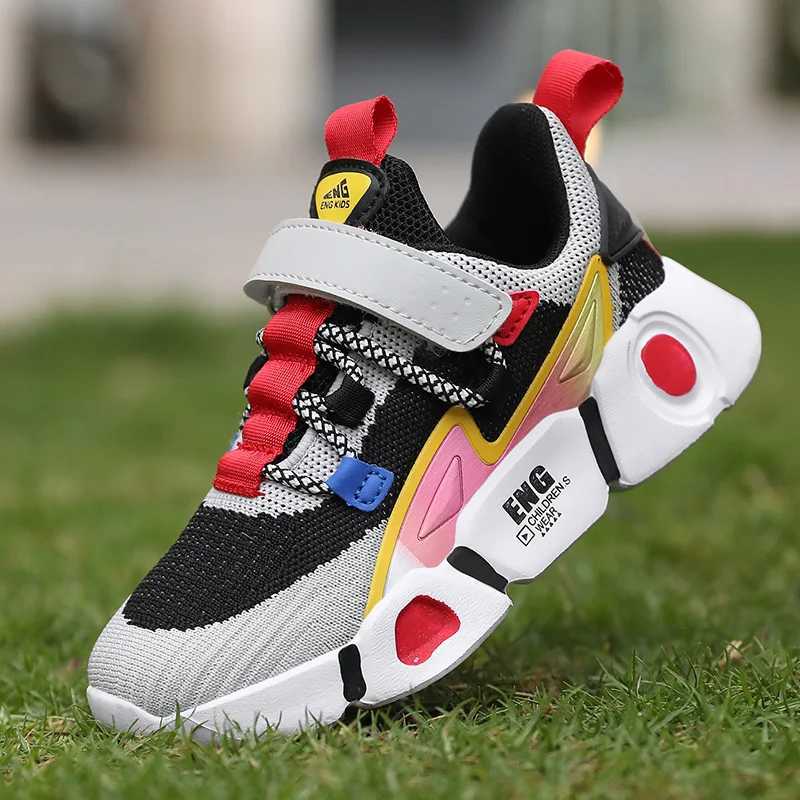 Athletic Outdoor Kids Sneakers Boys Girls Tennis Shoes for Running Athletic Walking Gym Sports Lightweight Breathable H241019
