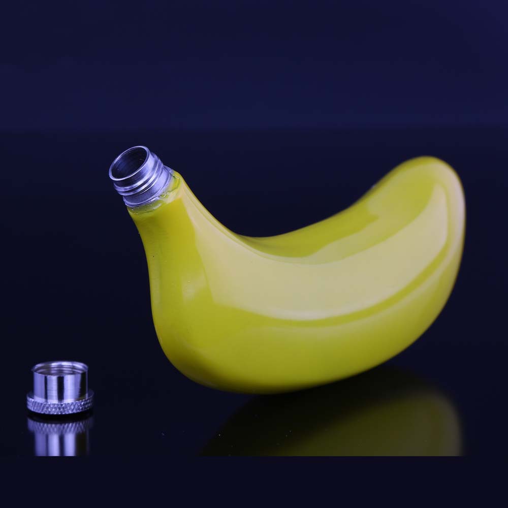 Cross border banana wine pot, 5-ounce 304 stainless steel fruit eco-friendly paint wine set, KTV bar wine bottle