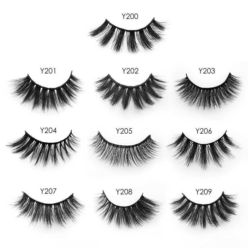 3/5/10 Pairs Dramatic Thick Full False Eyelashes Fluffy Soft 3D Mink Lashes Natural Long Faux Cils Eyelash Extension Makeup ToolXJ241019