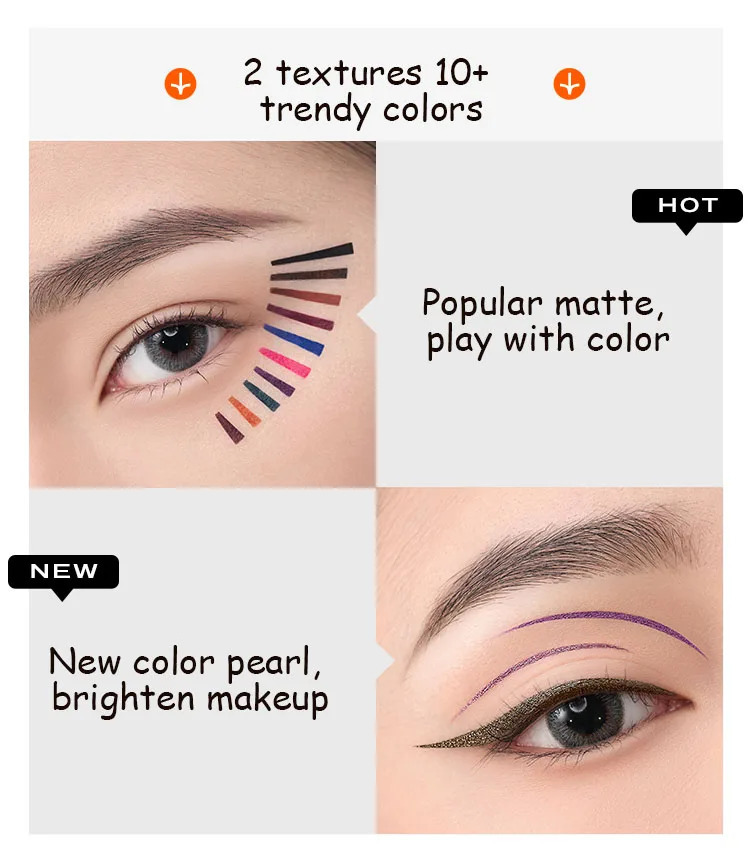 Small Ondine Colorful eyeliner Liquid Waterproof 24h Long term Makeup eyeliner 241018