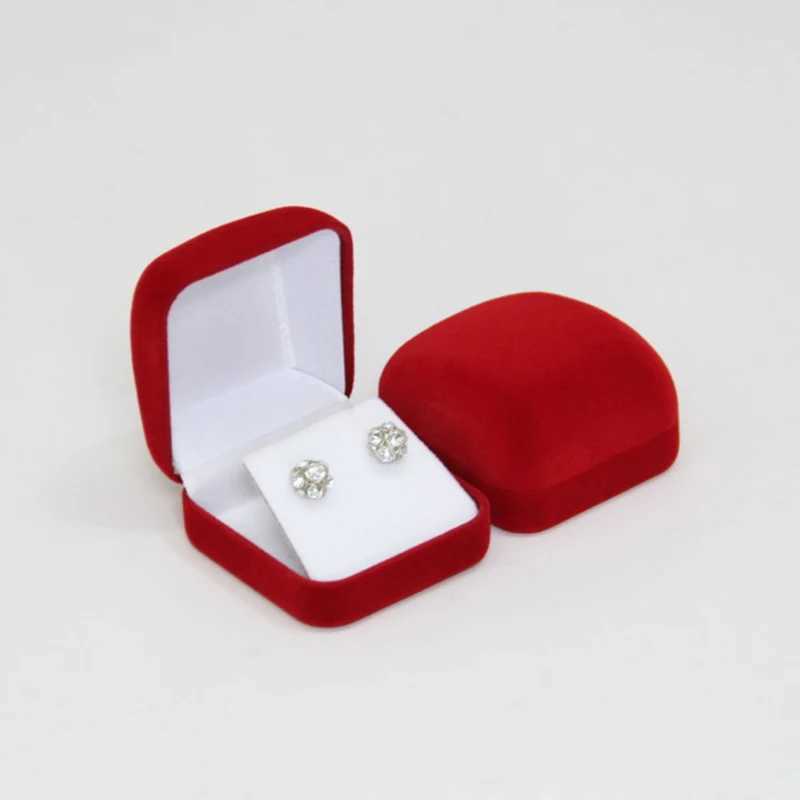 Stud Earrings Storage Box Pendant Earrings Pendant Organizer Box High Velvet Small Necklace Jewelry Display Gift Packaging Box W241019