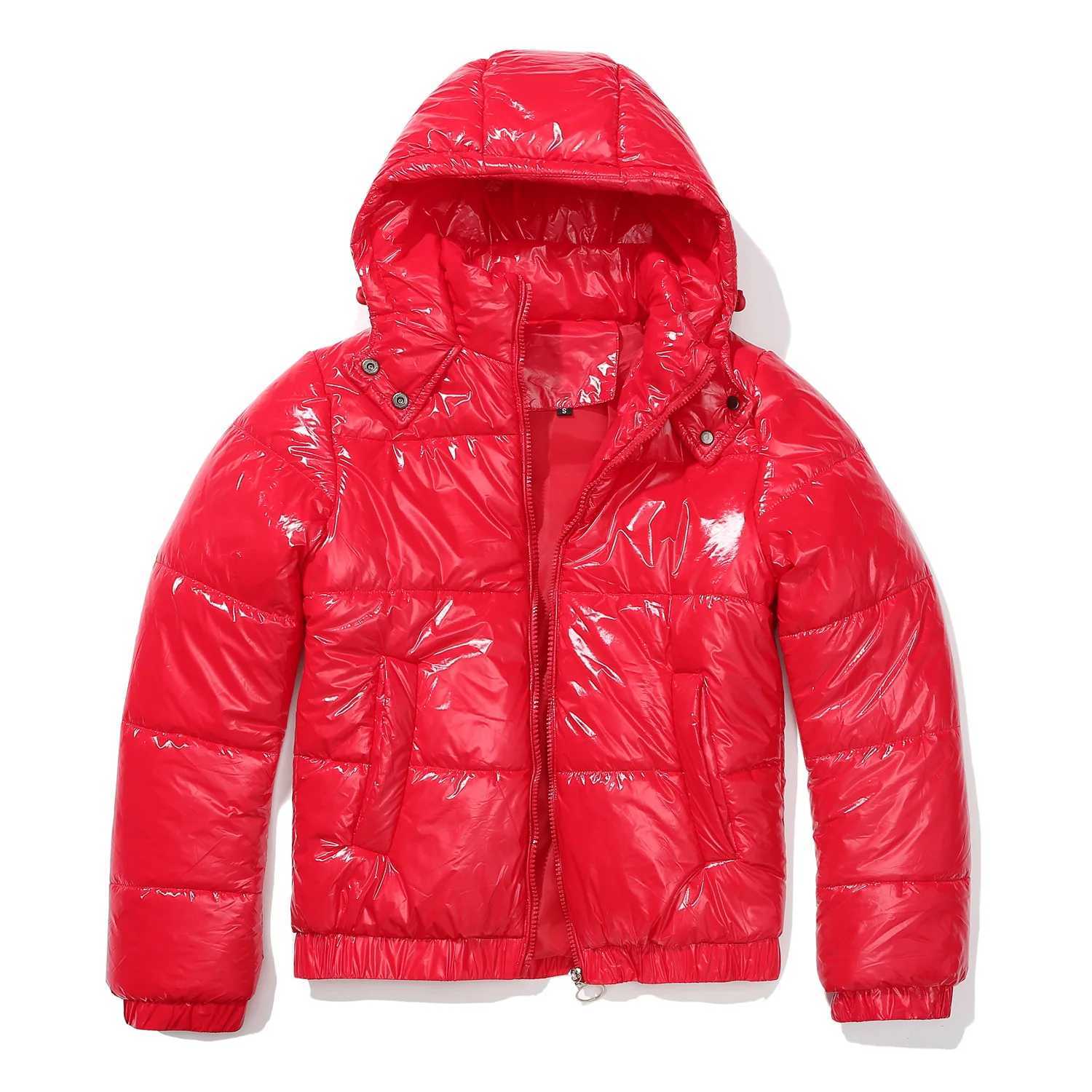 Women's Down Parkas Winter jacket womens bomber jacket yellow body double-sided style paddle jacket womens motorcycle zipper jacket 2023 new mode