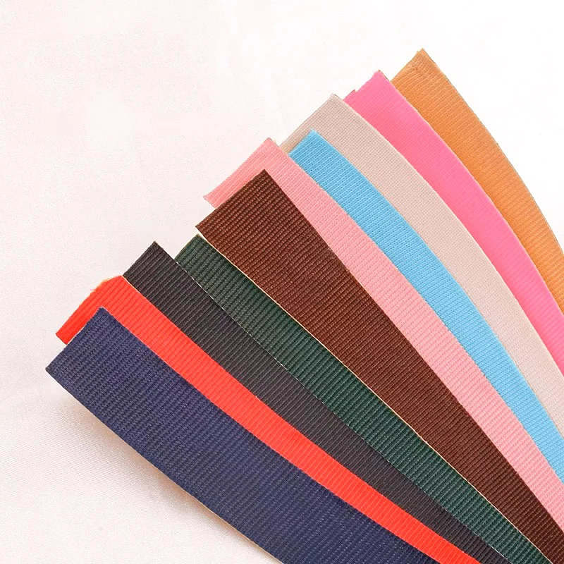 25 size colored adhesive Grosgrain ribbon as headband end adhesive tape ribbon for DIY hair tips 241018
