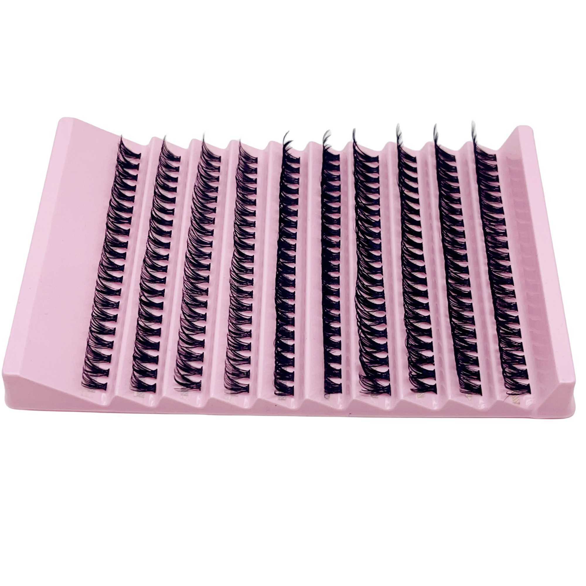 Lashes 8-16mm 200pcs Cluster Individual Lashes Natural Look Mixed Tray DIY Eyelash Extension Volume Lash Clusters Eyelashes LongXJ24215