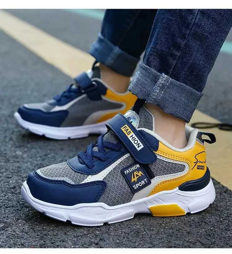 Athletic Outdoor Childrens sports shoes school childrens summer mesh tennis casual sports shoes waterproof and non slip 4-16 years old H241019