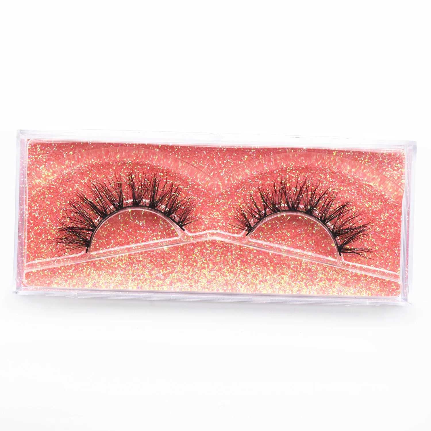 3D Natural Mink Lashes 13mm Lashes False Eyelashes Wispy Cross Fluffy Mink Lashes Extension Makeup Lashes Mink Eyelashes BeautyXJ241019
