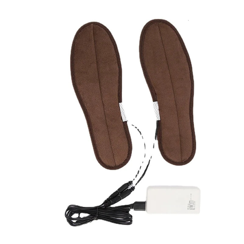 USB Heated Shoe Insoles Electric 3 Gear Temp Foot Warming Pad Sock Mat Washable Winter Outdoor Sports Heating Insole Size 33-44 241010