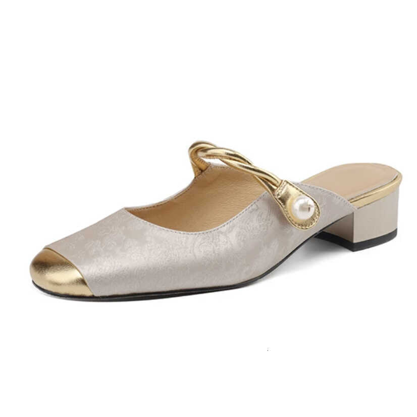 Chinese Style Baotou Sandals Women Exquisite Outerwear Summer New Semi Trailer With Skirt And Single Shoe For Ddmywed ddmythur