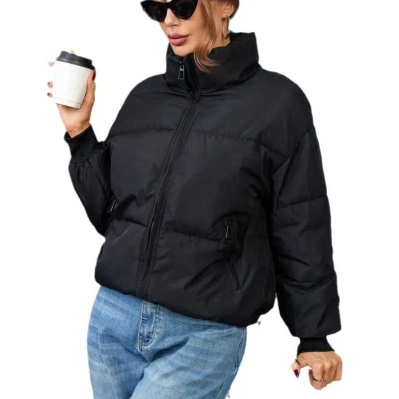 Outwear Short Idle Style Down Cotton-Padded Coat Trend Keep Warm Coat Parkas Women Loose and Warm Bread Coats Winter JacketsX241019