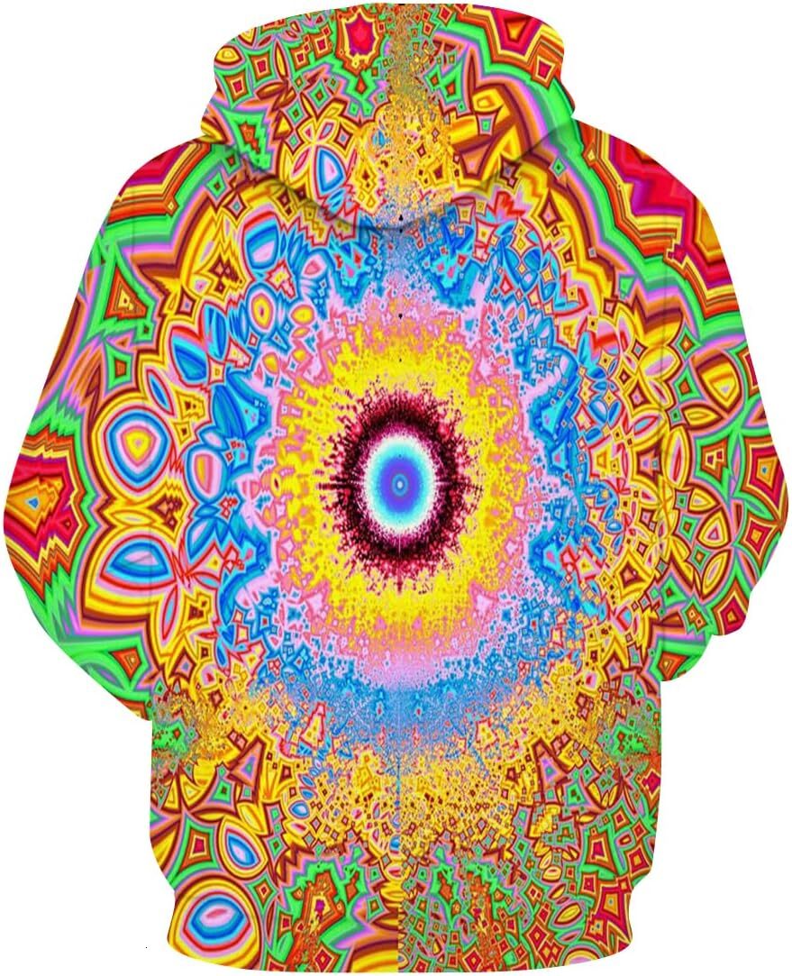Hoodie for Mens Womens Mens Art Starry Sky Hoodie Psychedelic Tie Dye Animal Sweatshirt Hoodie Graphic Hoodies sweatshirt breathable