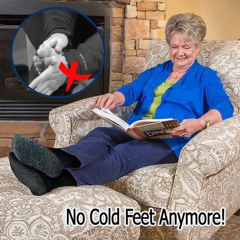 Dropshiping Winter 35 Below Aluminized Fibers Socks Keep Feet Warm and Dry Men and Women Aluminum Fiber Sock Gift Christmas 1121XJ241019