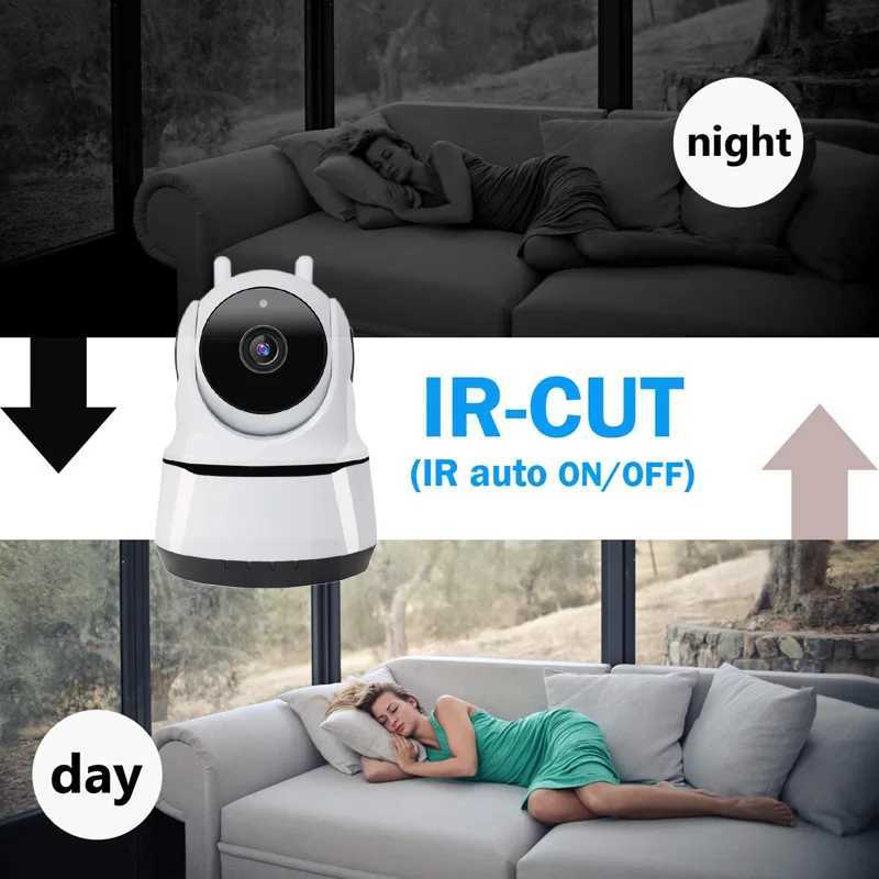 Camera HD 1080P Smart Home WiFi Camera Indoor IP Security Surveillance CCTV 360 PTZ Motion Detection Baby Pet Monitor WiFi Securite Cam Z250210