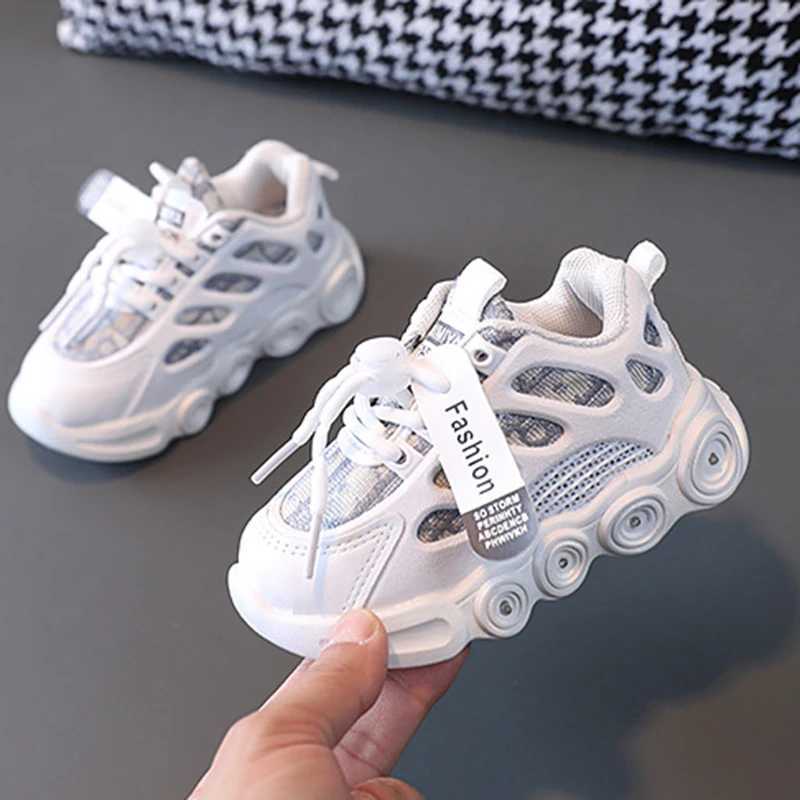 Athletic Outdoor Oulai Lan Fashion LED Shoes Sports Shoes Childrens Breathable Mesh Casual Shoes Boys and Girls Lightweight Shoes Outdoor Running Shoe