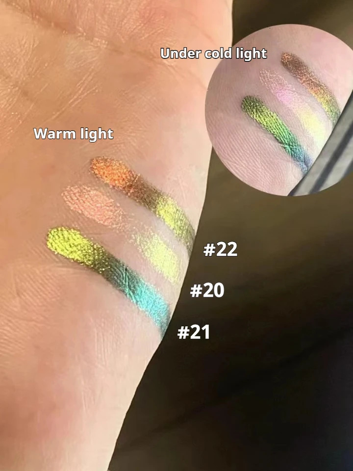 Girlcult eyeliner Chameleon Smooth Film Forming Makeup Keep Fine Glitter Green Glue Pen Halloween Makeup 241018