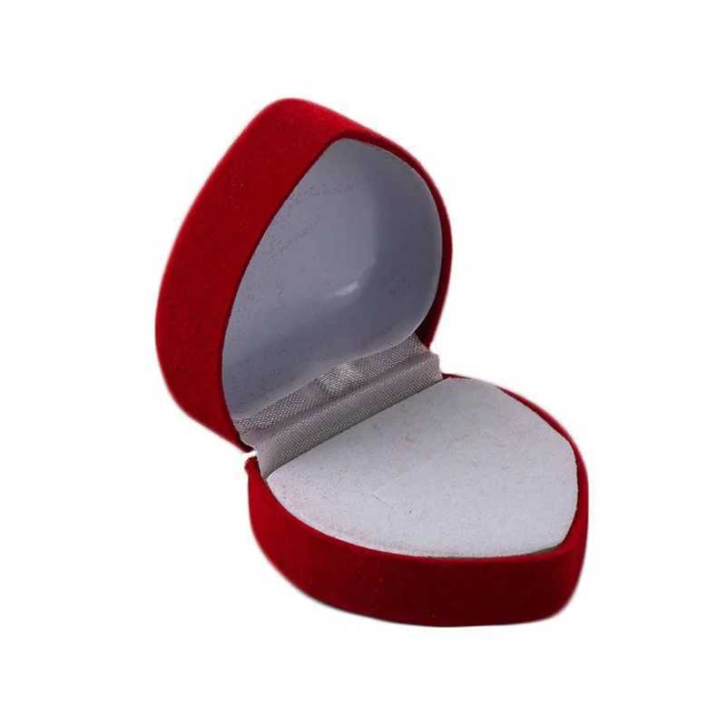 2PCS Red Heart Carrying Mini Cute Ring Box Hot Selling Display Box Jewelry Packaging W241019