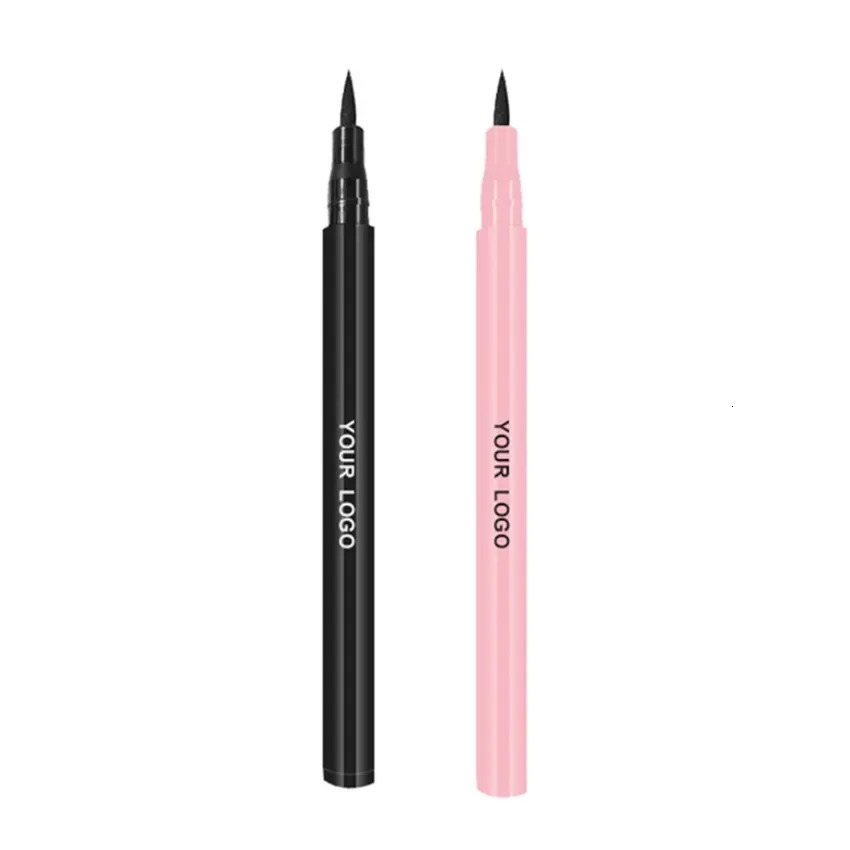 Private label single head liquid eyeliner durable waterproof color rendering fast drying customized makeup wholesale pure vegetable 241018