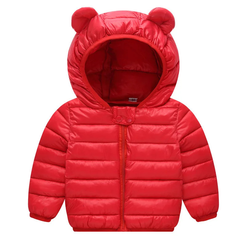 Baby Boys Down Jackets Outerwear For Kids Coats Autumn Girls Warm Hooded Jacket Coat Winter Toddler Girl 15Y 241018