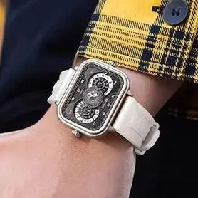 Trend Create Specific Watches Mens Quatz High end Luminous Dial Silicone Strap reloj hombre lujo alta gama 241009