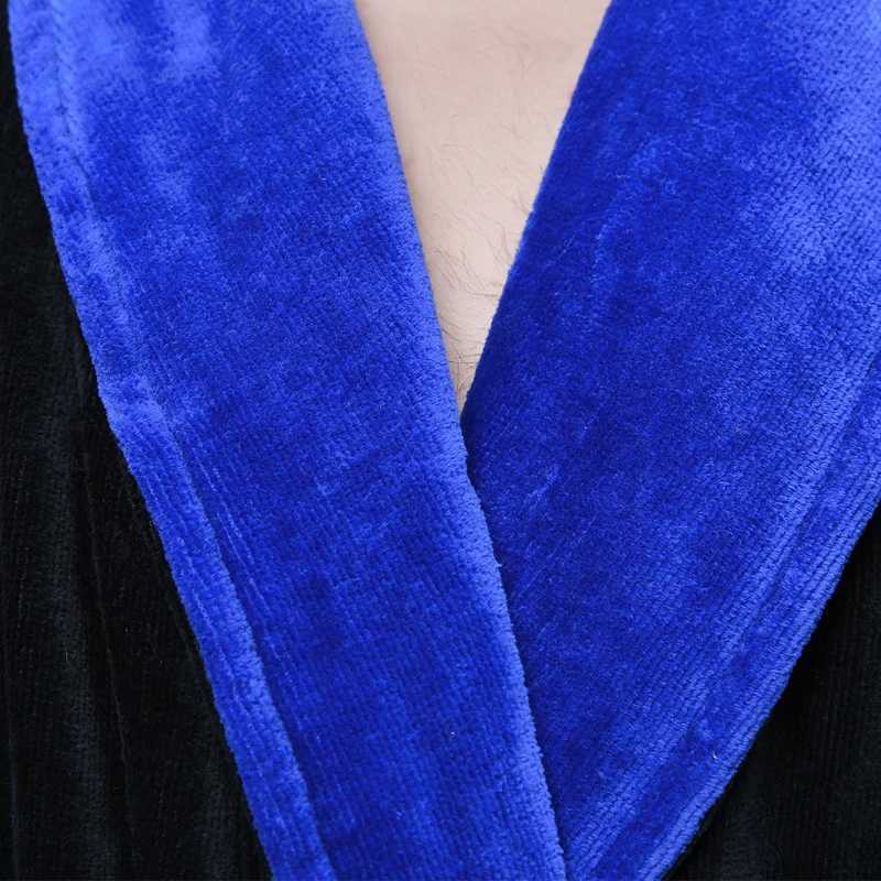 Bathrobe 100% Cotton Cut Velvet Towel Material Thickening Increase Hotel Yukata MenS Winter Pyjamas Beauty Salon NightgownXJ241018