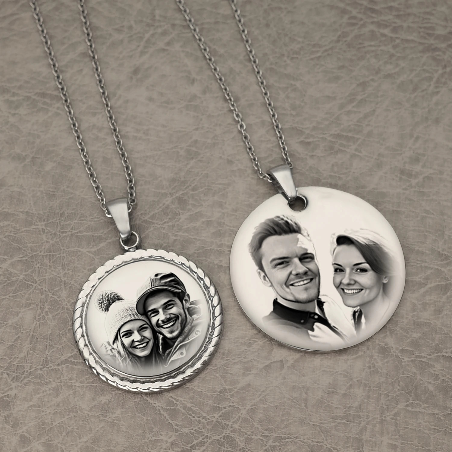 Customize po necklaces womens personalized jewelry customize any picture pendant Valentines gift commemorative necklace Mothers Day gift 241018