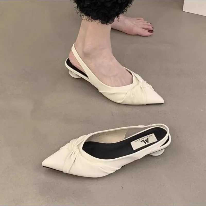Fashion shoes for women single pedal pump angle toe bow tie sexy dress party shoes womens shallow high heels Y241019