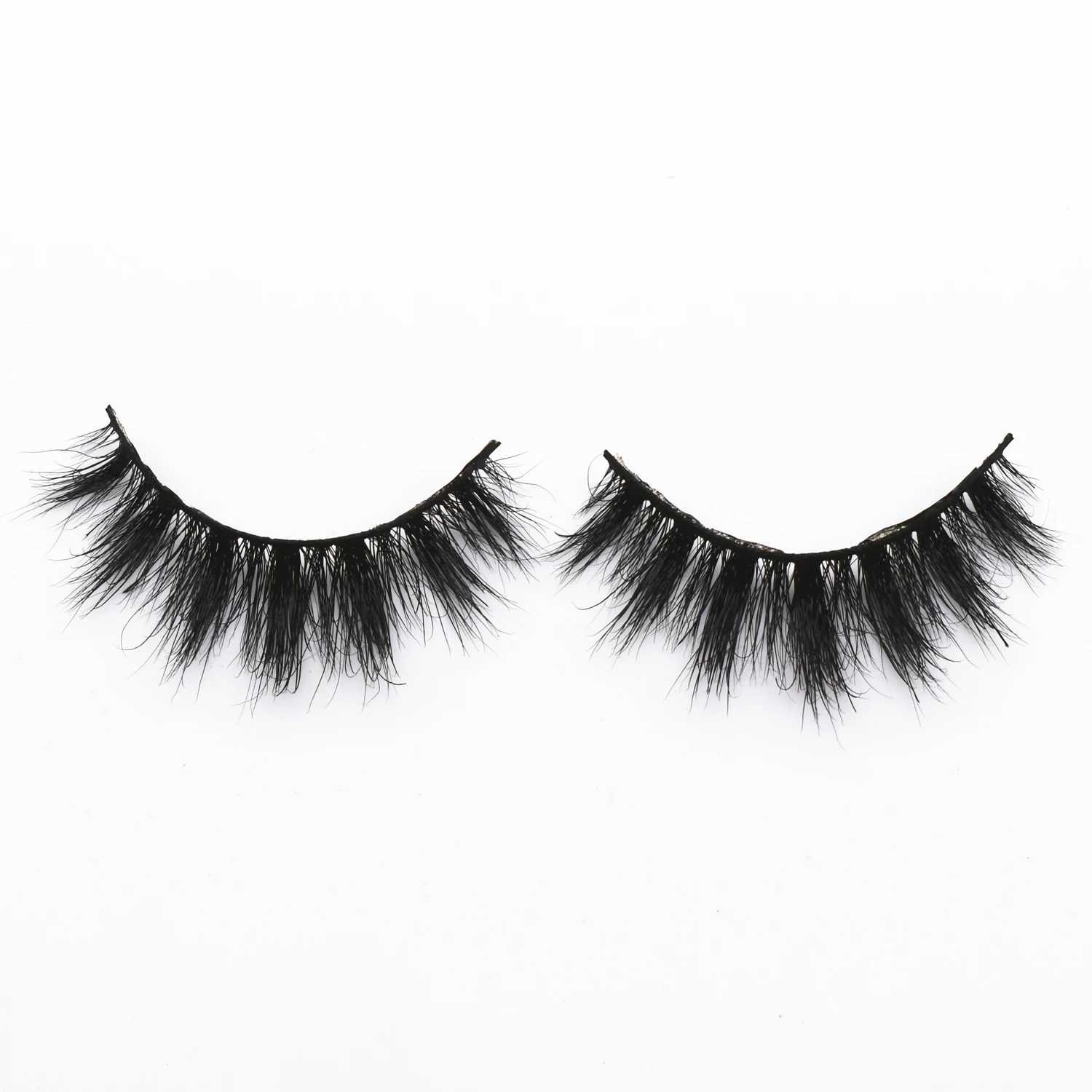 Mink Lashes D104 Fluffy Lashes False Eyelashes 3D Mink Eyelashes Cruelty Free Crisscross Wispy Lashes Makeup Eyelashes ExtensionXJ241019