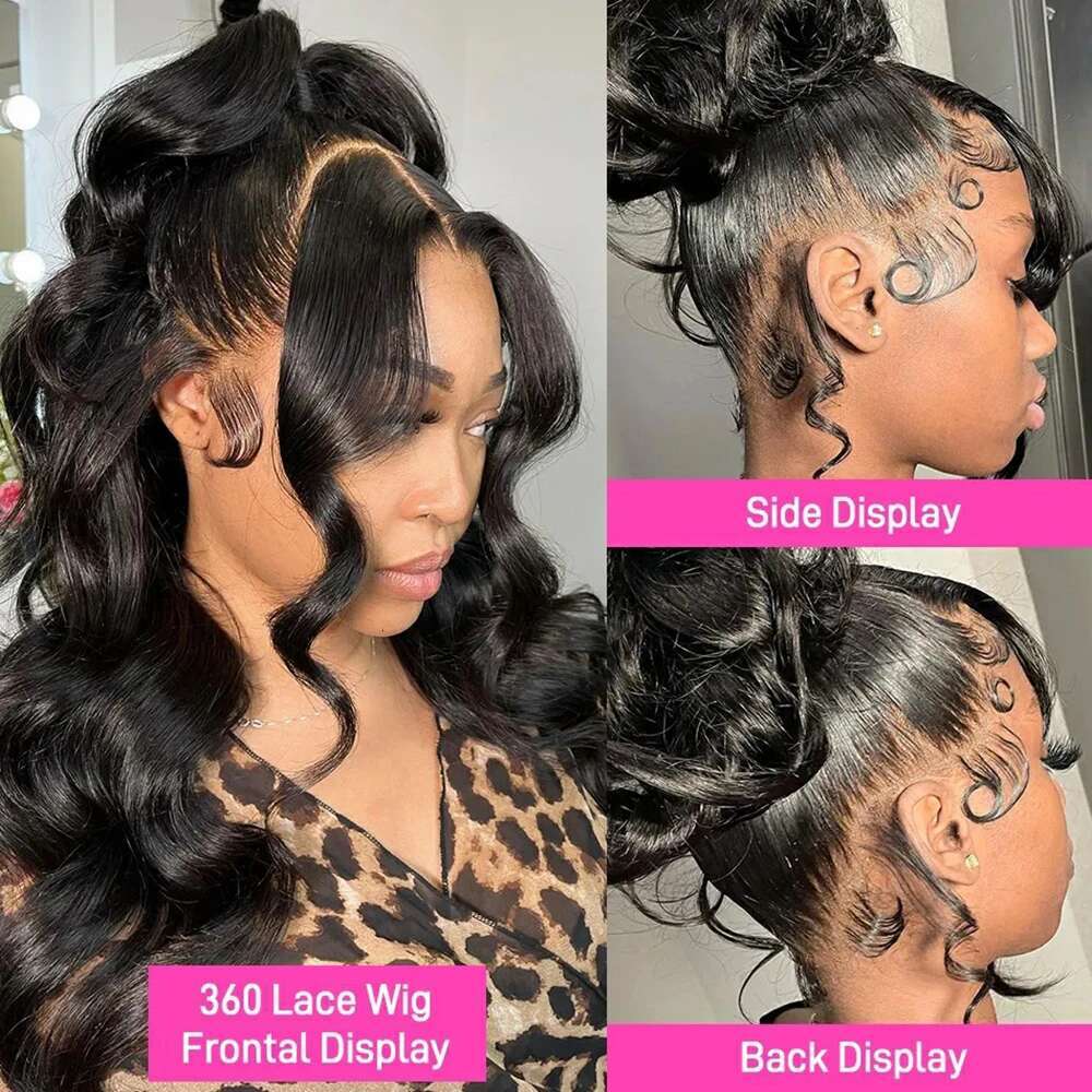 HD Transparent Inches x Body Wave Lace Front Wig Brazilian Remy Human Hair Frontal Wigs For Women al s