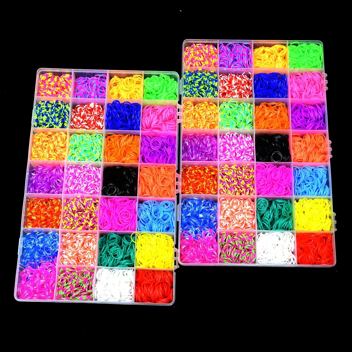 10000pcs rubber weaving machine with bracelet set and bead set used for DIY elastic bracelet craftsmanship jewelry making creative knitting accessorie