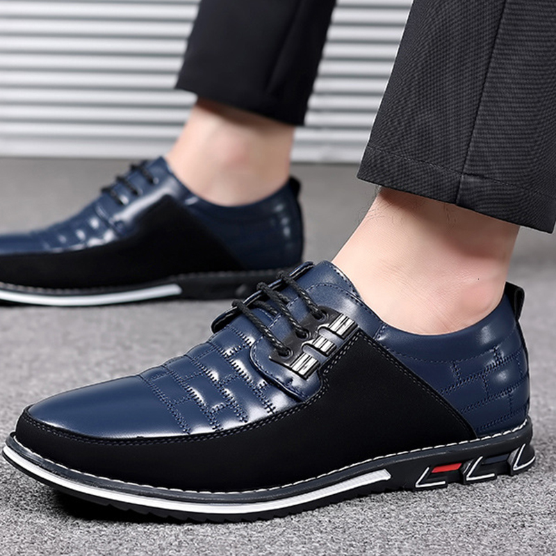 Sneakers Fashion Loafers Brand Classic Lace-Up Casual Sport Black Soft Breathable Business Men Shoes Big Size ddmythur