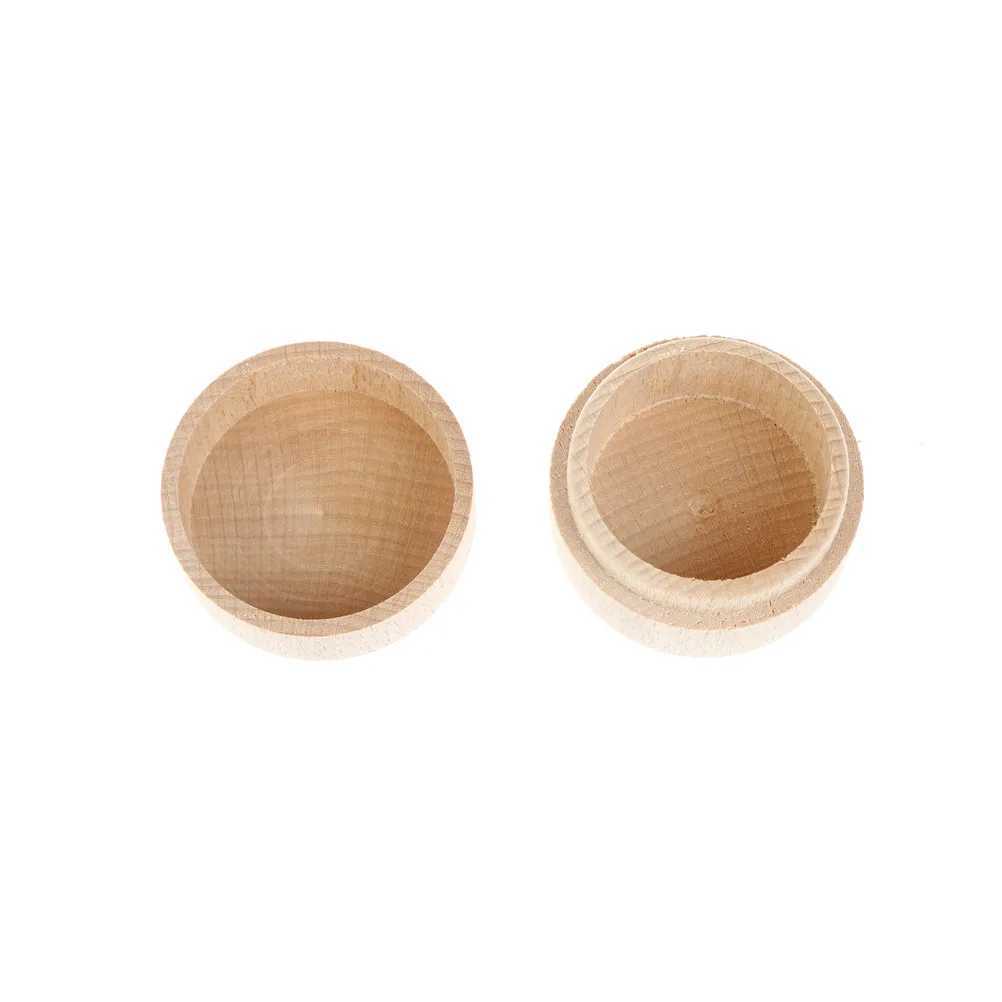 Wooden circular storage box ring box vintage wooden craft jewelry box luggage organizer accessories W241019