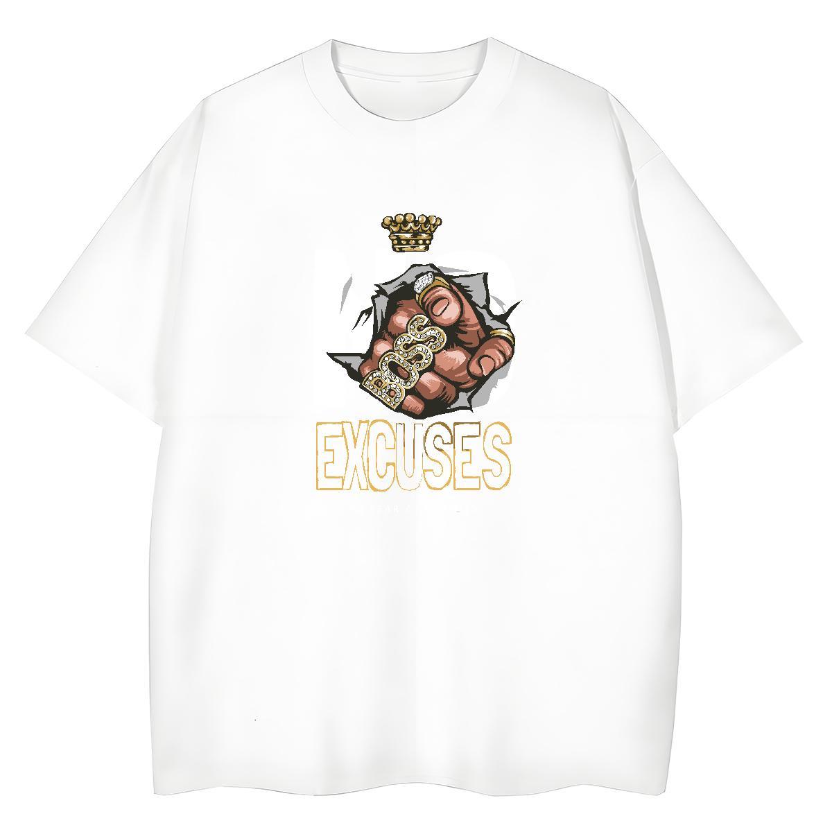 Fashion New Women T Shirts 230g Pure Cotton Comfortable Street Casual hand- Womens Tshirts Loose Custom Print Oversized Tees Shirts