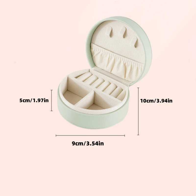 Travel jewelry box creative mini jewelry display organizer portable earrings necklaces rings handbags jewelry storage box W241019