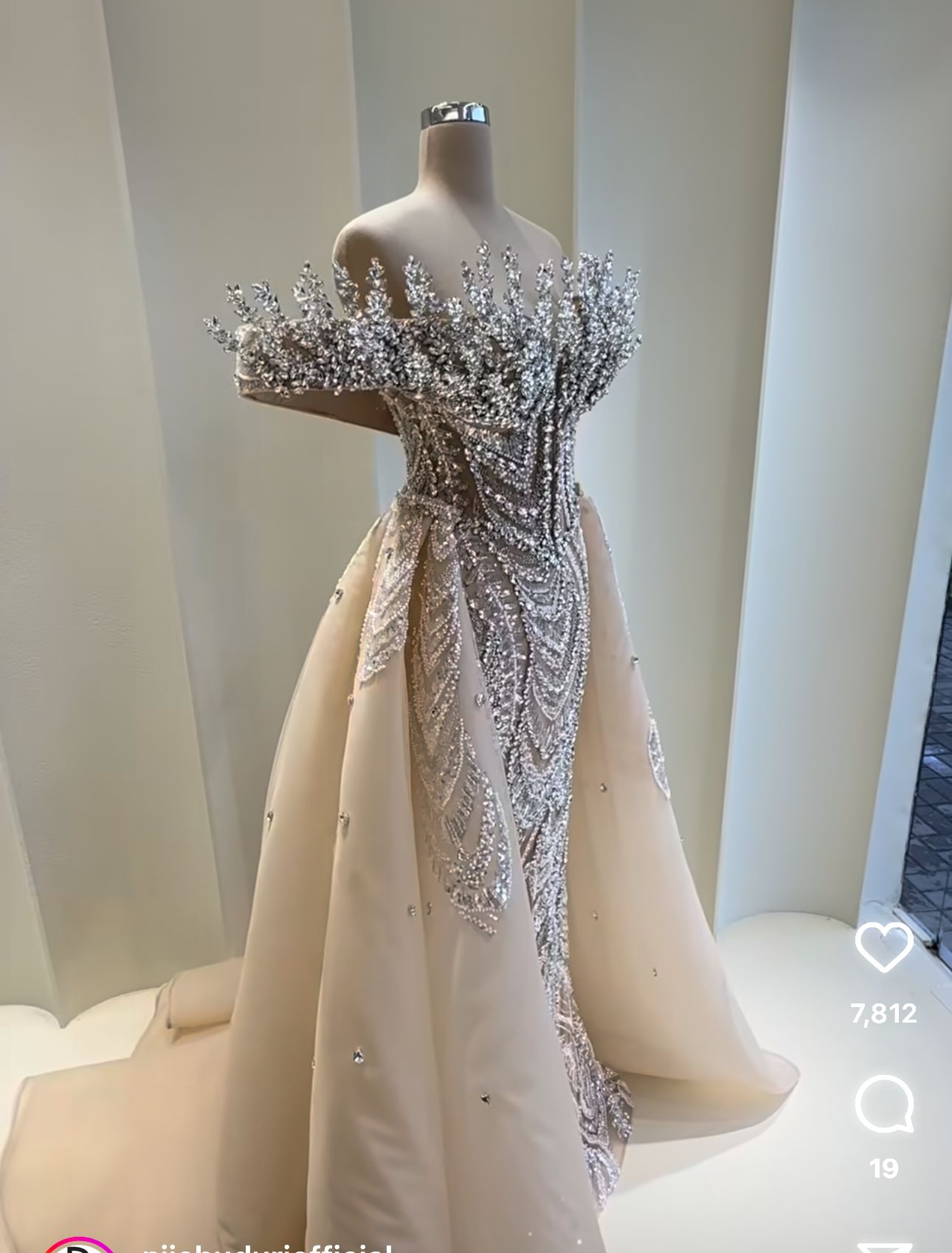 Aso Ebi 2024 Champagne Mermaid Prom Dresses Rhies Detachable Train Evening Formal Party Second Reception Birthday Gowns Dress For Special Ocns