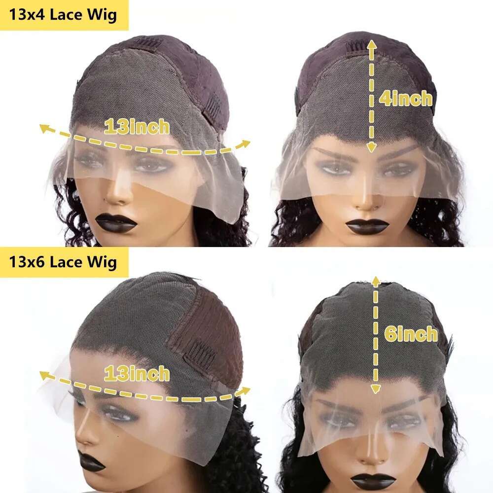 30 40 Inch Highlight 13x4 Front Human Hair Body Wave Brazilian 250 density For Black Women 13x6 Lace Frontal Wig