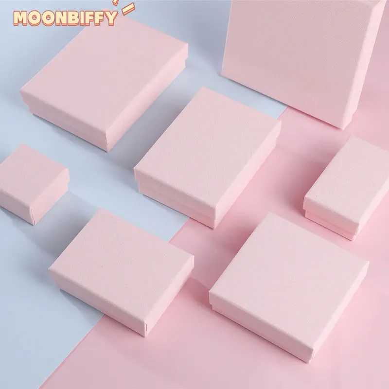 5-size jewelry box pink drawer box ring earring necklace bracelet jewelry packaging storage gift box W241019