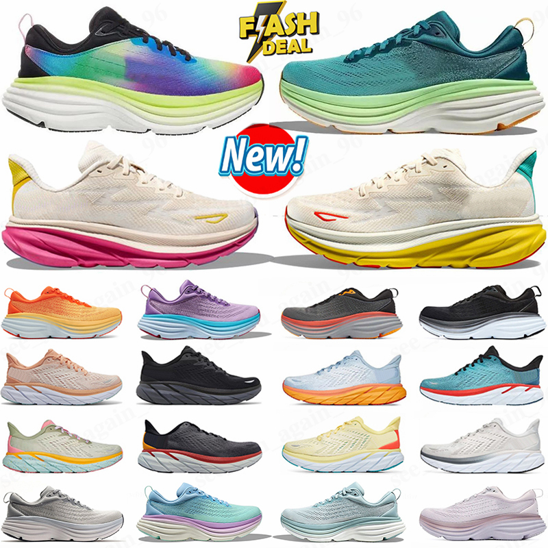 2024 clifton 9 bondi 8 kawana for mens womens running shoes designer sneakers pink triple black white blue grey purple orange men womens outdoor trainers sneakers